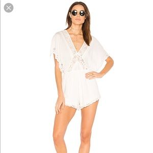 White Amuse Society romper